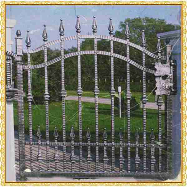 decorative black metal gates Al Ain
